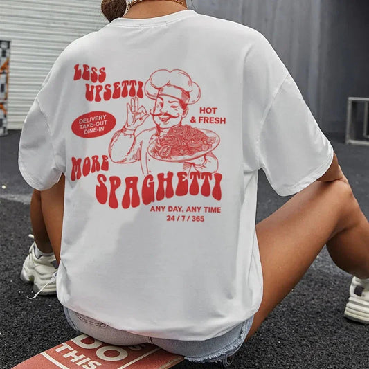 Spaghetti Retro Pasta Lover T-shirt
