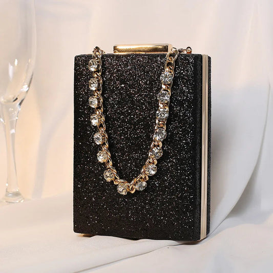 Glitter Evening Clutch Wallet Wristlet