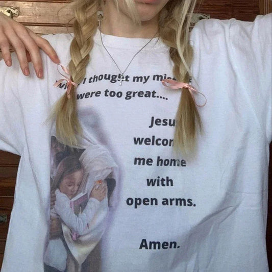 Jesshop Faith Pray Short Sleeve T-shirt