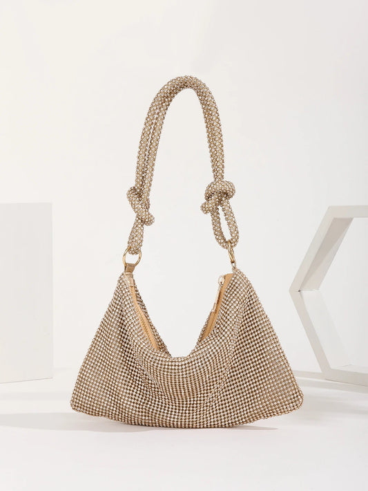 Shiny Rhinestones Elegant Party Wedding Clutch Bag