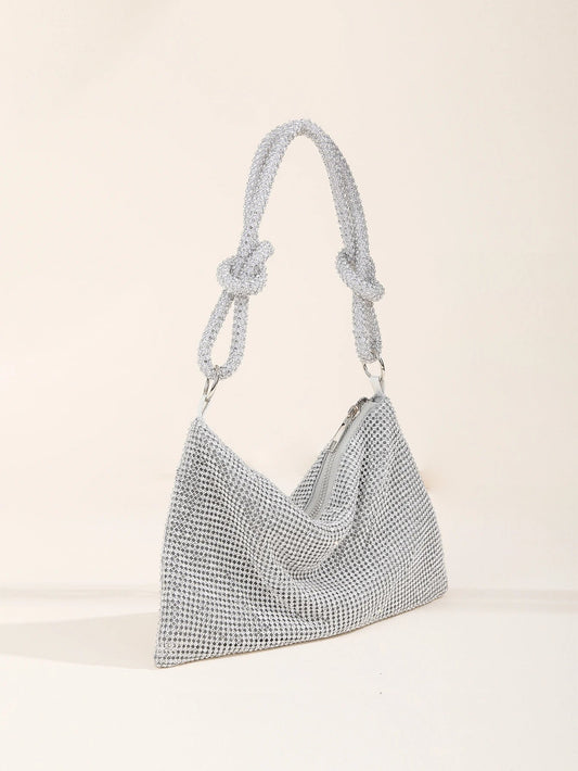 Shiny Rhinestones Elegant Party Wedding Clutch Bag