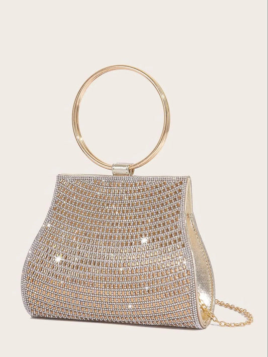 Diamond Rhinestones Bridal Evening Clutch Bag