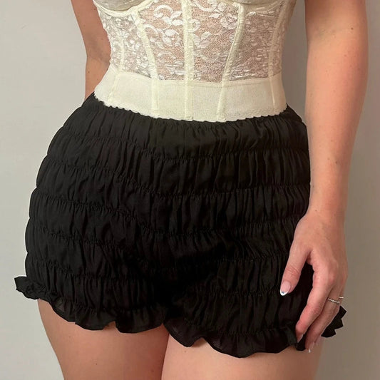 Ruched Wrap Bodycon Micro Short