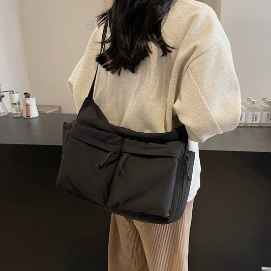 Large Capacity Nylon Waterproof Work Crossbody