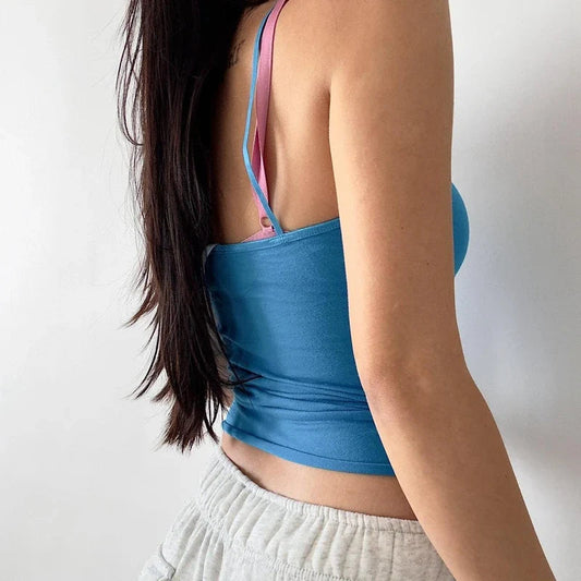 Y2K Ruched Bow Slim Fit Retro Backless Kawaii Fairy Coquette Crop Top