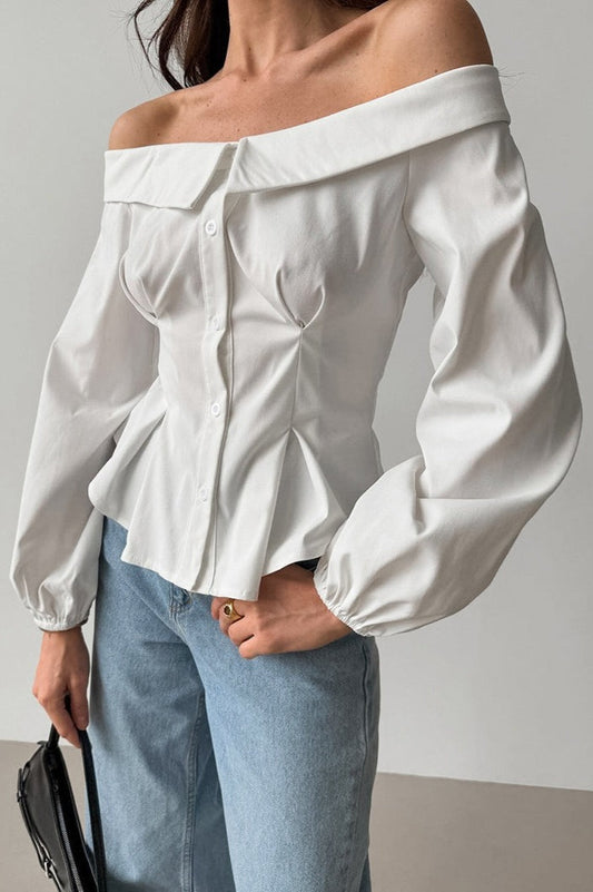 Vintage Off Shoulder Bloshope