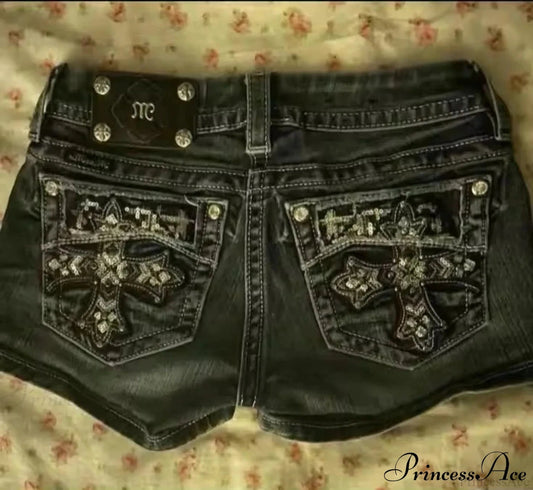 Beloved Stitched Denim Shorts