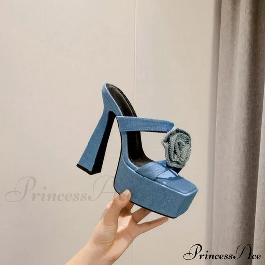 Black Roman Elastic Fabric Sexy Peep Toe Slip-on Thin High Heel Mid Calf Cool Booties Modern High Heel