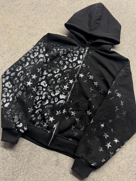 Street Style Print Hoodie