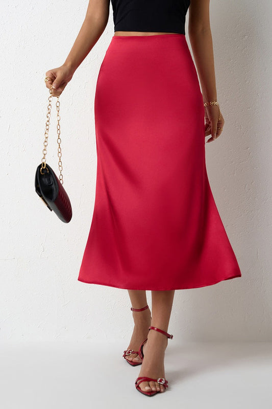 Mermaid Tail Satin Skirt