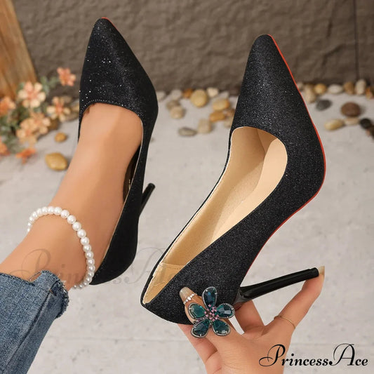 Designer Pointed Toe Red Bottom Sexy Party Pumps Women High Heels Plshop Size Zapatos De Mujer High Heel