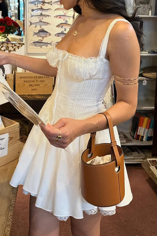 Lace Backless Cami Boho Dress