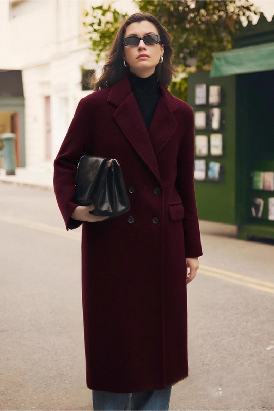 Wool Blend Loose Chic Slim Elegant Overcoat