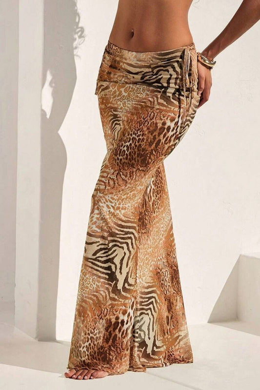 High Fashion Animal Pattern Skirt