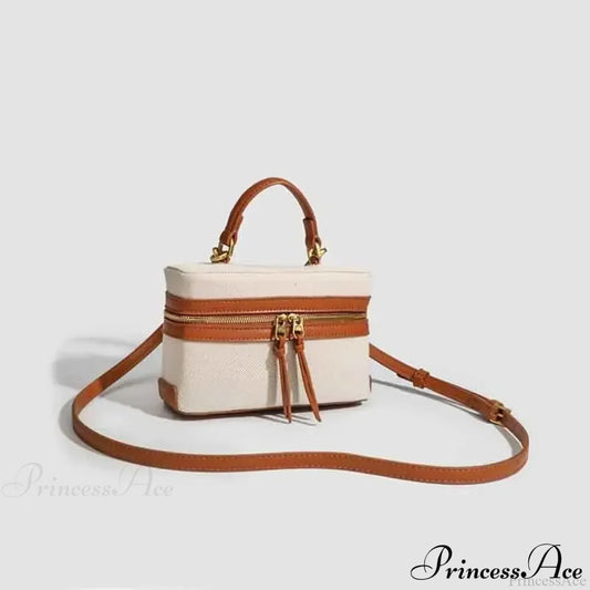 Fashion Box Canvas Shoulder Crossbody Bag