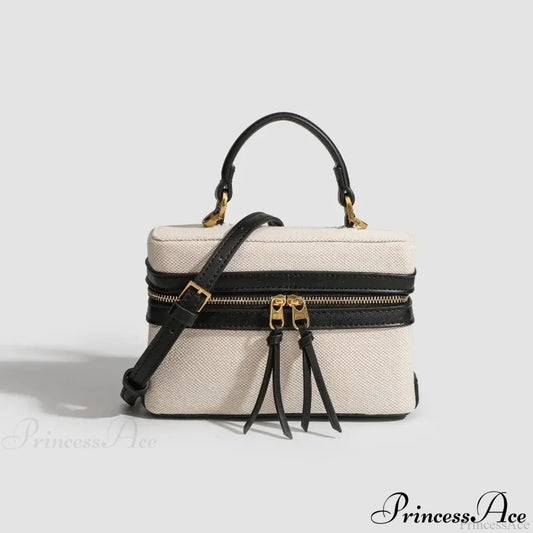Fashion Box Canvas Shoulder Crossbody Bag