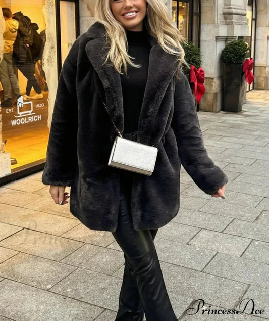 Faux Fur Thick Winter Coat