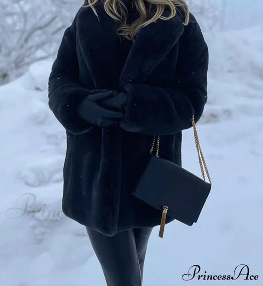 Faux Fur Thick Winter Coat