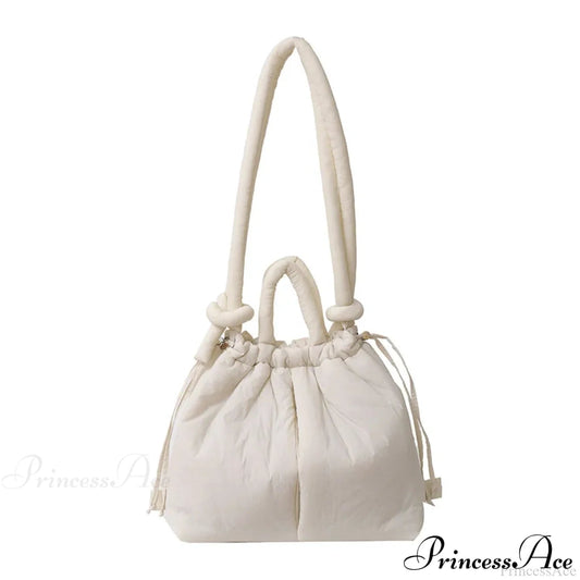 Large Capacity Puffer Nylon Tote Handbag Designer