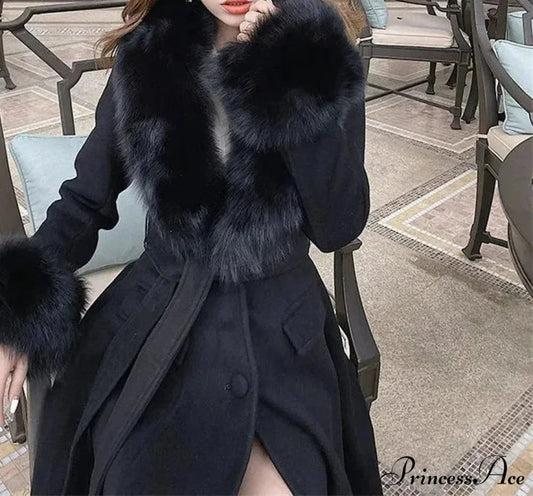 Red Wool Wrapped Waist Coat