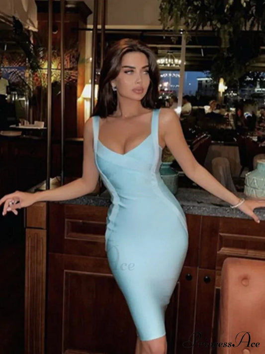 Sleeveless Rayon Bodycon Party Dress