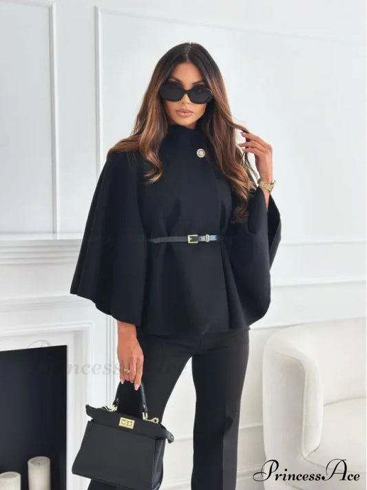 Winter Bat Sleeve Canopy Coat