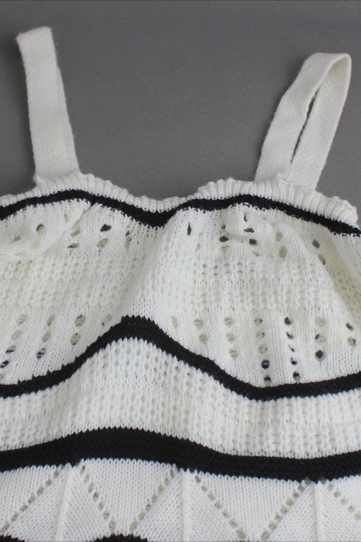 Knit Spaghetti Strap Split Sweater Dress