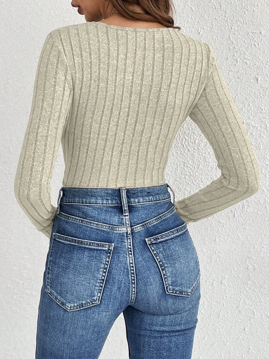 Slimming Solid Color V-Neck Lace Lace Onsie Women