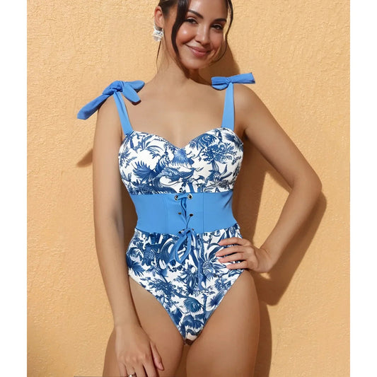 Sexy Cut Out Pshoph Up One Piece Swimsuit