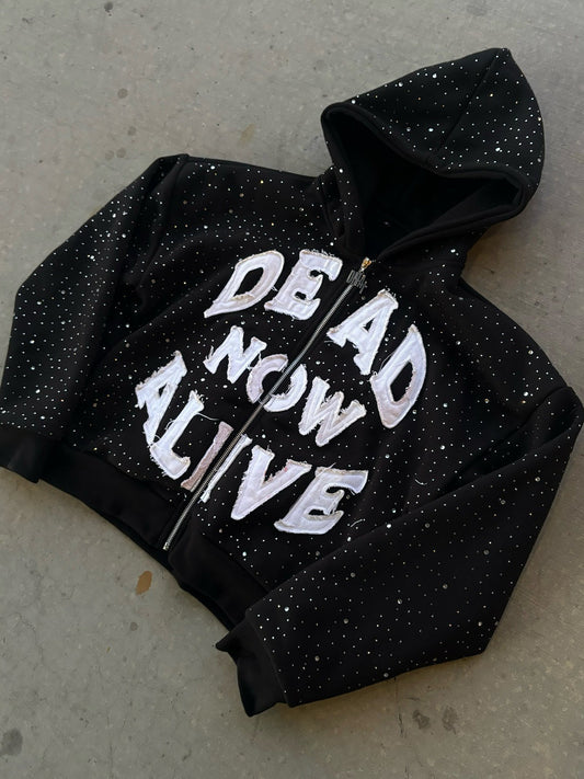 Comfortable Graphic Zip Up Hoodie