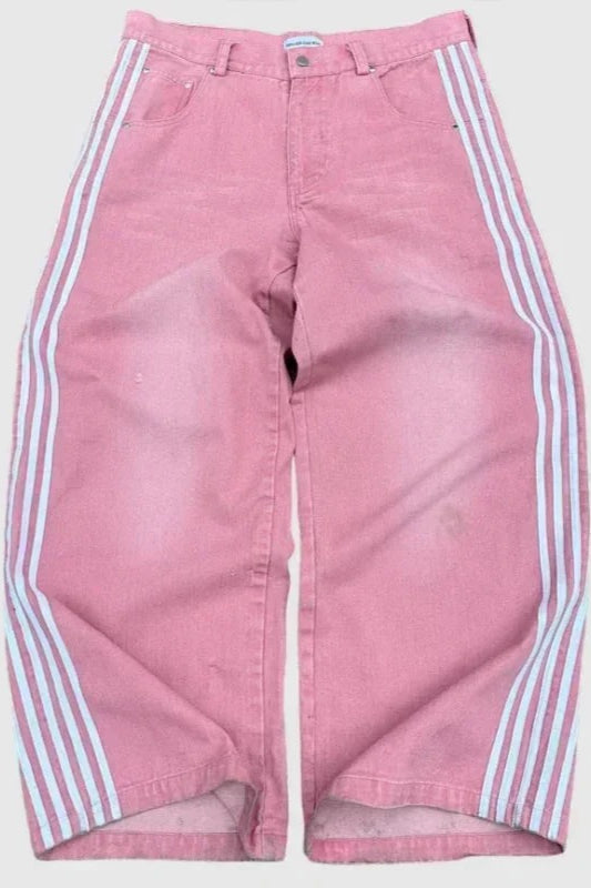 Harajuku Mysterioshop Letter Patch Pant