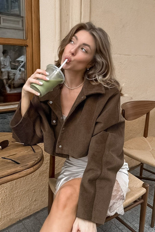 Vintage Corduroy Button Jacket