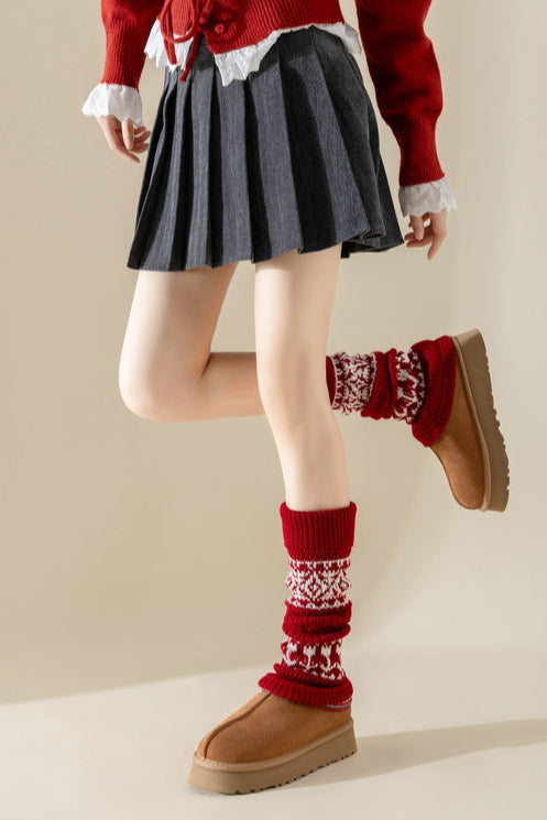 Ribbed Slouchy Leg Warmers