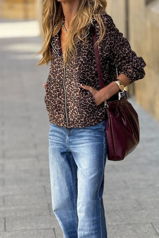 Trendy Long Sleeve Hoodie Coat