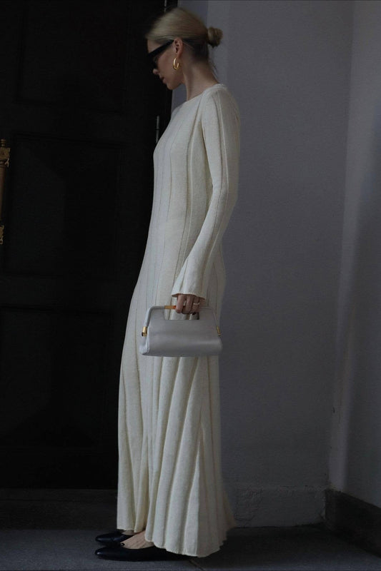 Solid A Line Maxi Sweater Dress