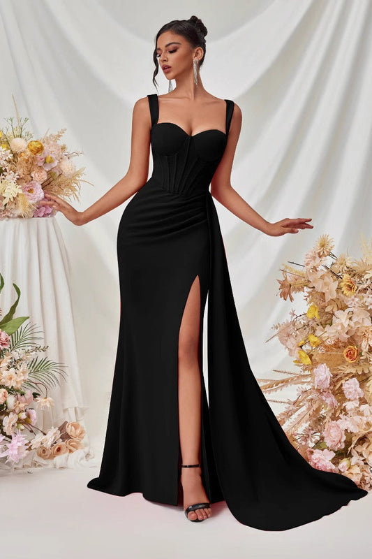 Sexy Bodycon Slit Maxi Party Dress