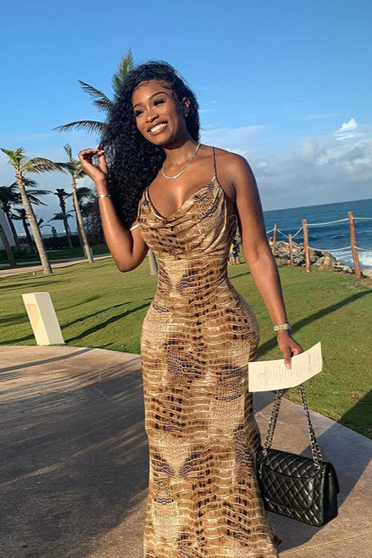 Cami Backless Bodycon Maxi Dress