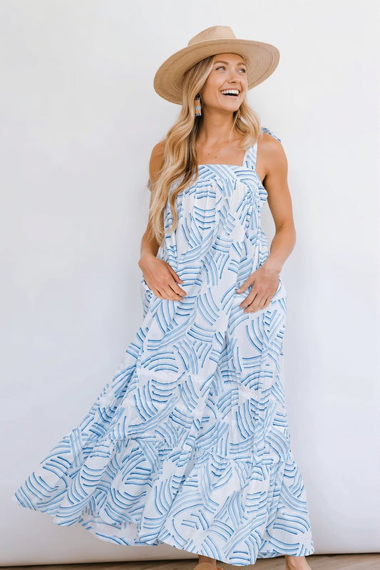 Loose Cami Maxi Vacation Boho Dress