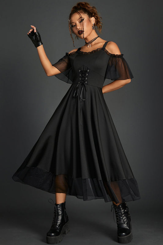 Vintage A-Line Gothic Dress