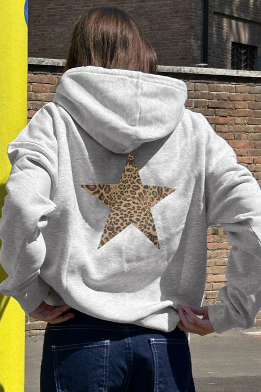 Rhinestone Star Pullover Hoodie