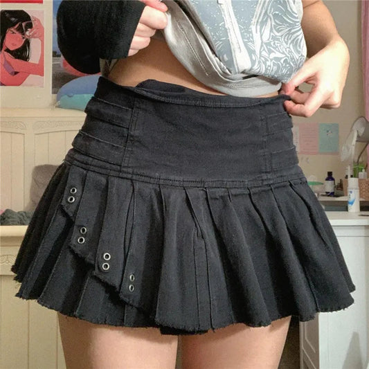 Gothic Punk Grunge Mini Skirt