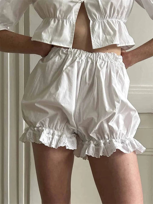 Ruffled Bubble Lounge Short