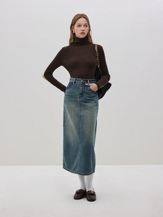 Slim Style Two - wear High Turtleneck Sweater