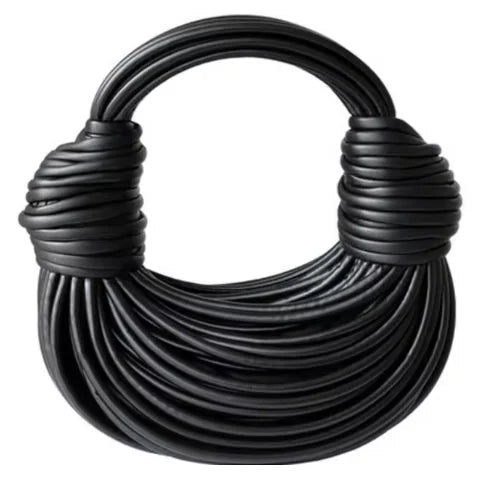 Handwoven Noodle Gold Evening Clutch Handbag