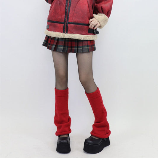 Knit Flared Wide Leg Leg Warmers