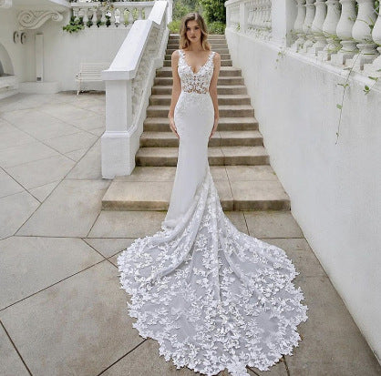Slim Tail Wedding Dress