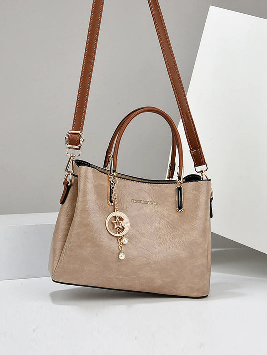 Pure Color Simple Senior Women's Crossbody Handbag