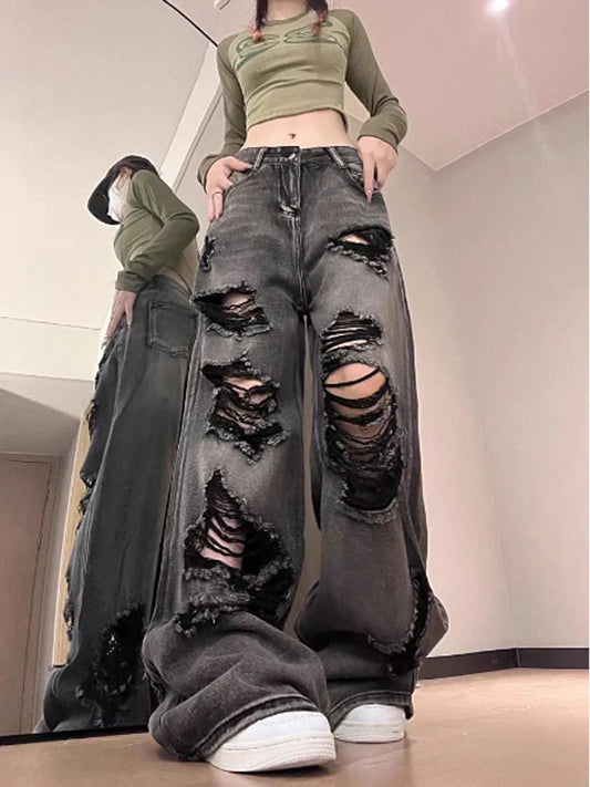 Torn Gothic Large Streetwear Pant