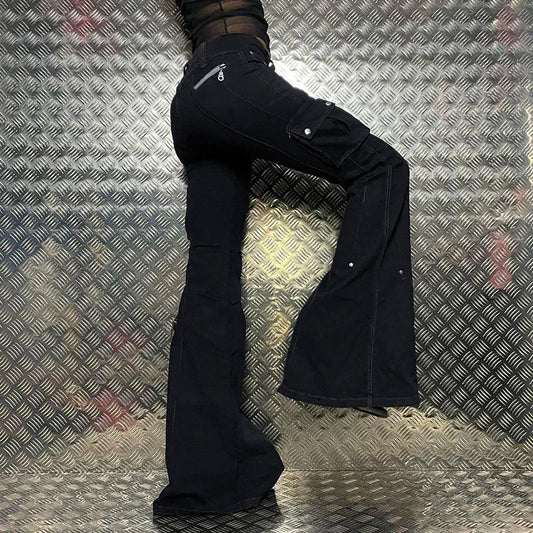 Dark Fashion Slender Denim Troshoper