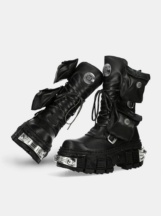 Fresh Punk Platform Gothic Lace Up Boot